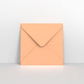 GC133SP - Salmon Pink Coloured Gummed V Flap Envelopes - Greeting Card Envelopes