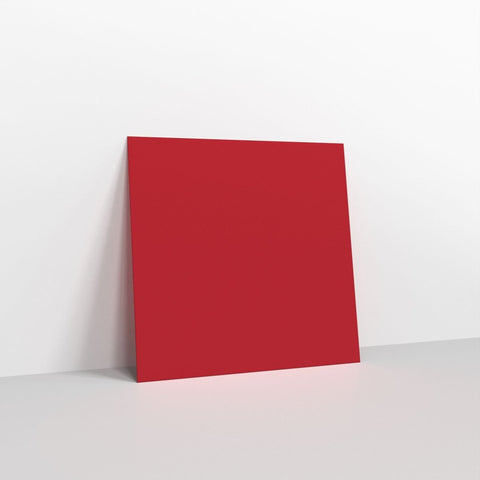 GC140140DR - Dark Red Coloured Gummed V Flap Envelopes - Greeting Card Envelopes