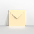 GC140140MA - Magnolia Coloured Gummed V Flap Envelopes - Greeting Card Envelopes