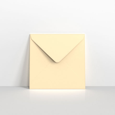 GC140140MA - Magnolia Coloured Gummed V Flap Envelopes - Greeting Card Envelopes