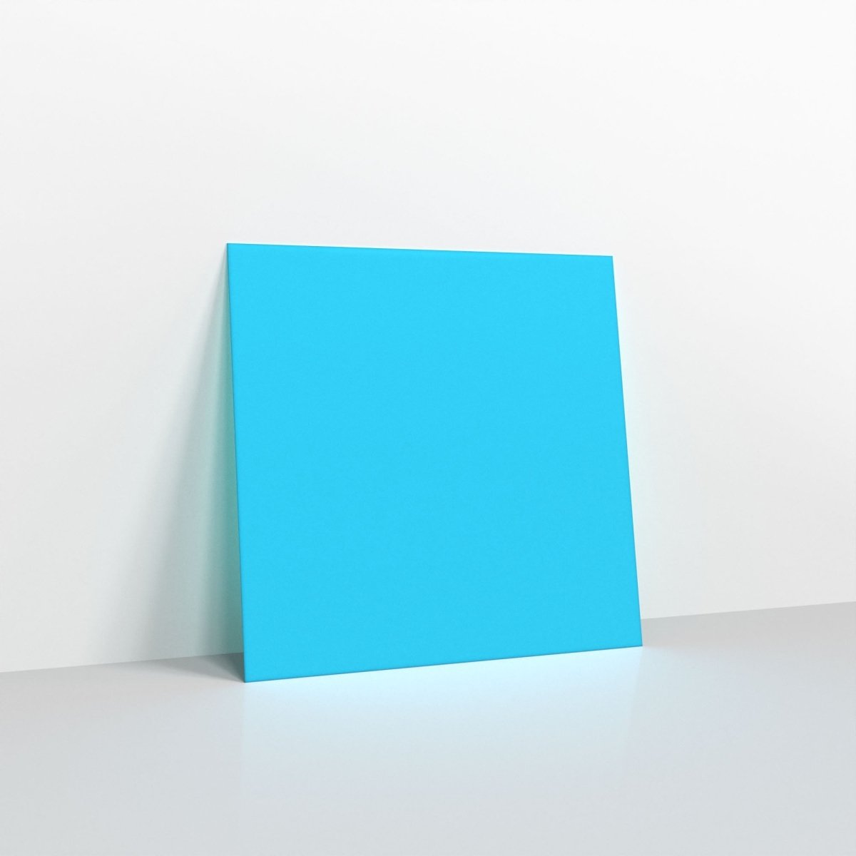 Mid Blue Coloured Gummed V Flap Envelopes - Square - 140 x 140mm