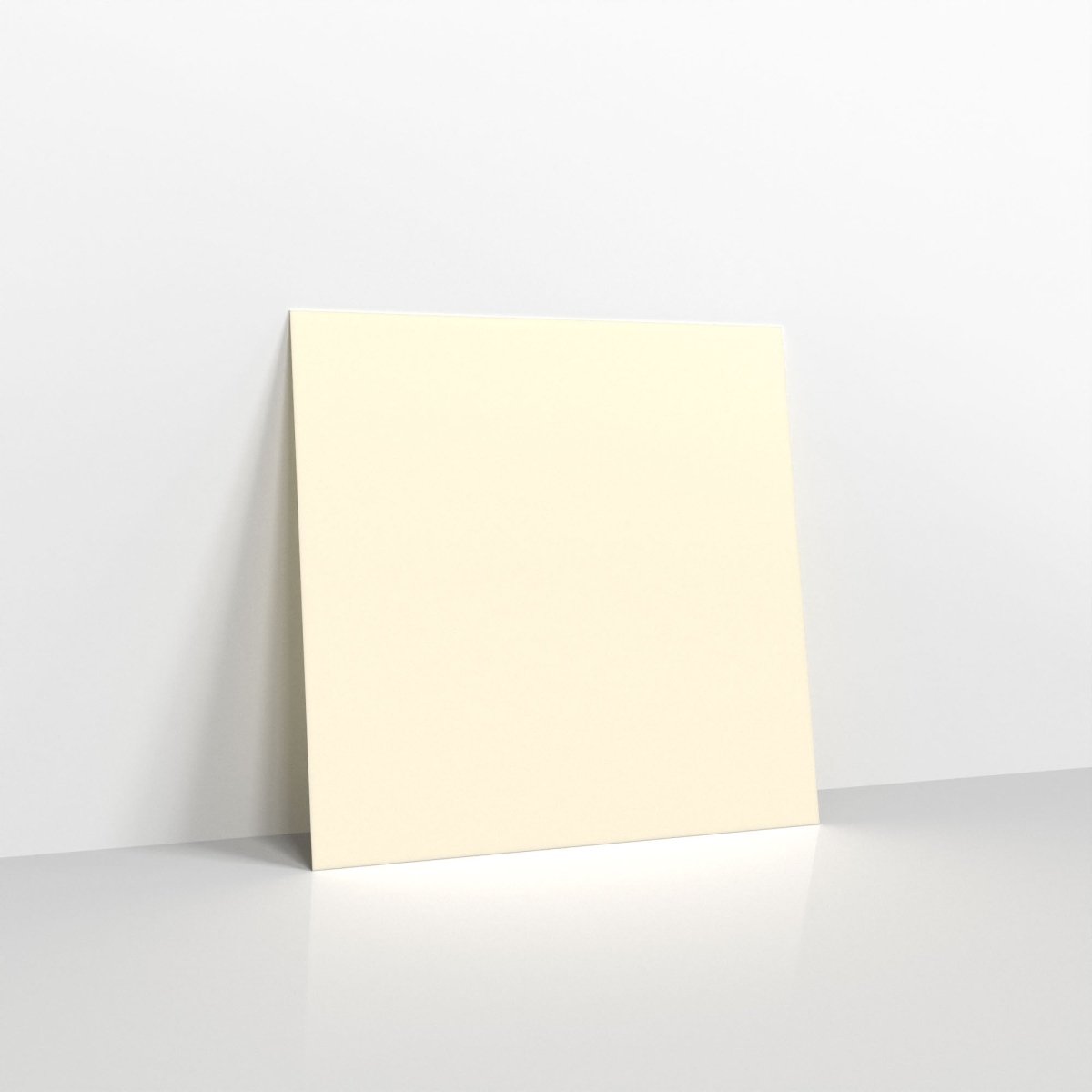 Ivory Coloured Gummed V Flap Envelopes - Square - 150 x 150mm