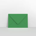 GC152216DG - Deep Green Coloured Gummed V Flap Envelopes - Greeting Card Envelopes
