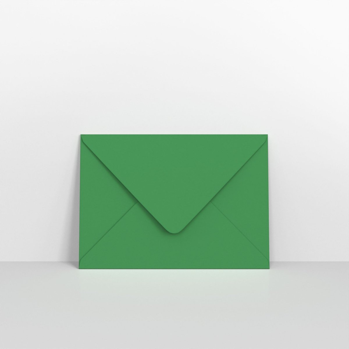 Deep Green Coloured Gummed V Flap Envelopes - 152 x 216mm