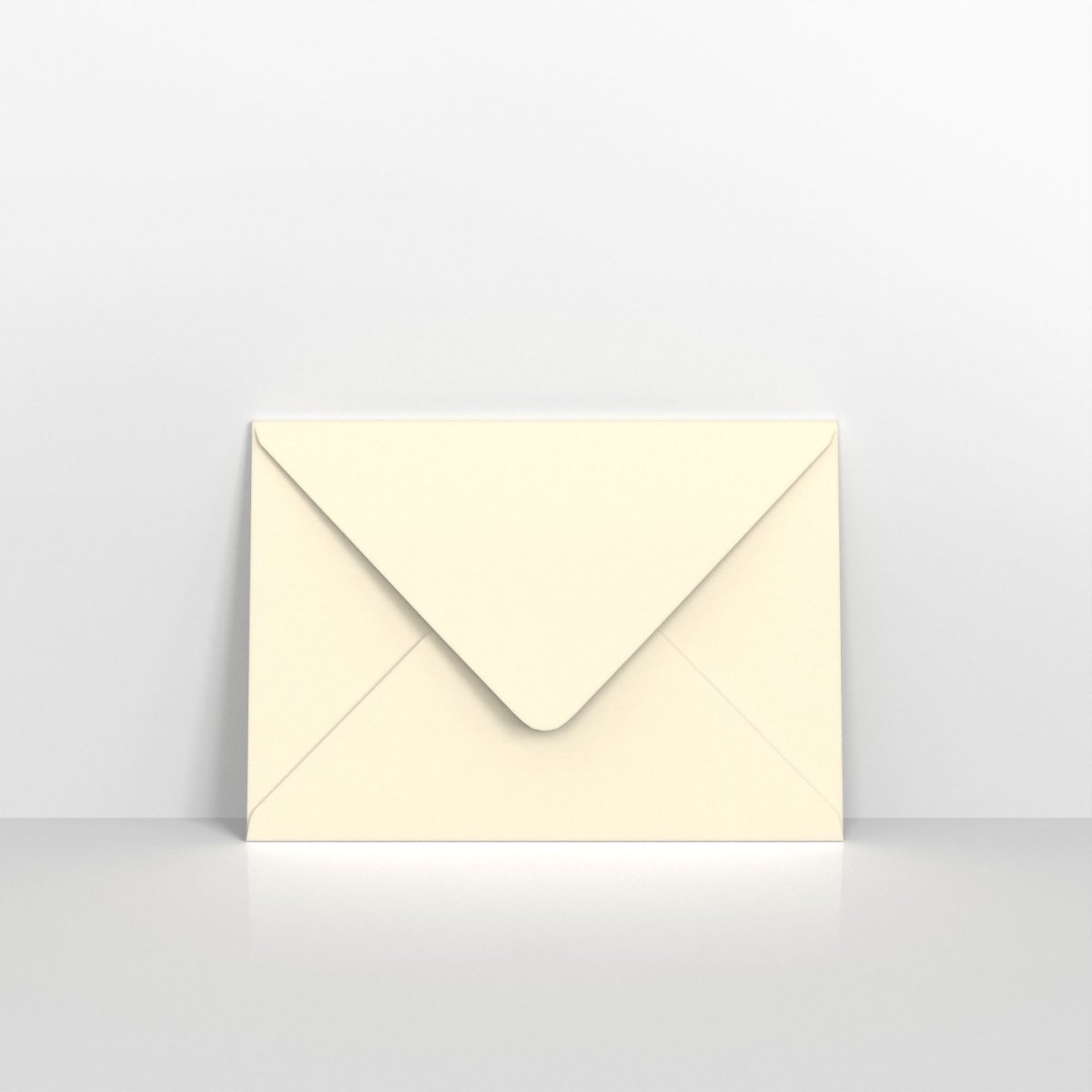 Ivory Coloured Gummed V Flap Envelopes - 152 x 216mm