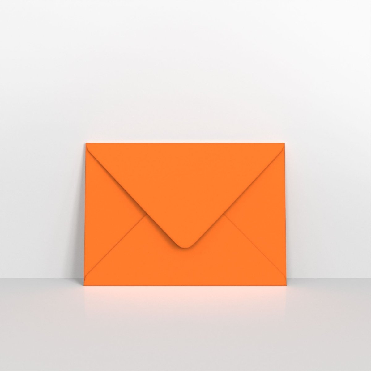 Orange Coloured Gummed V Flap Envelopes - 152 x 216mm