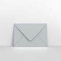 GC152216PGY - Pale Grey Coloured Gummed V Flap Envelopes - Greeting Card Envelopes