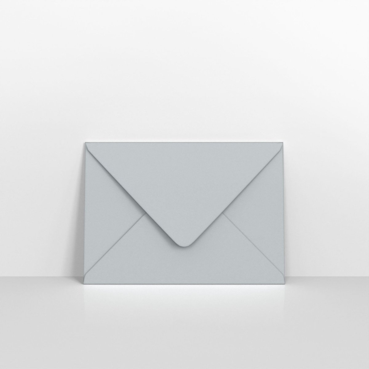 Pale Grey Coloured Gummed V Flap Envelopes - 152 x 216mm