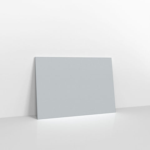 GC152216PGY - Pale Grey Coloured Gummed V Flap Envelopes - Greeting Card Envelopes