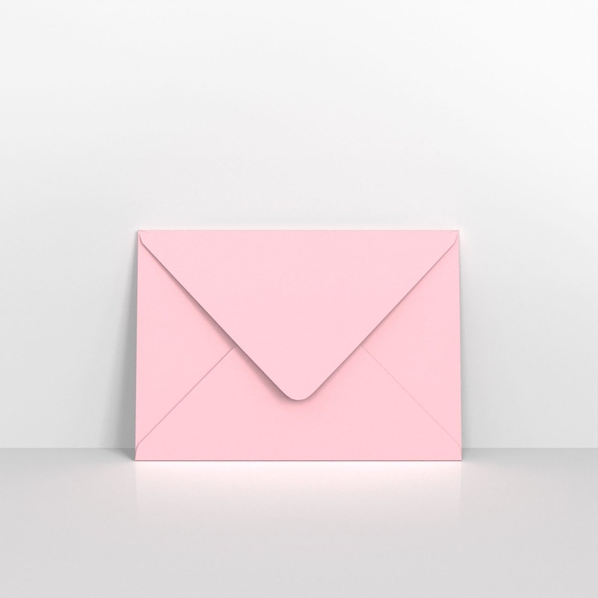 Pale Pink Coloured Gummed V Flap Envelopes - 152 x 216mm