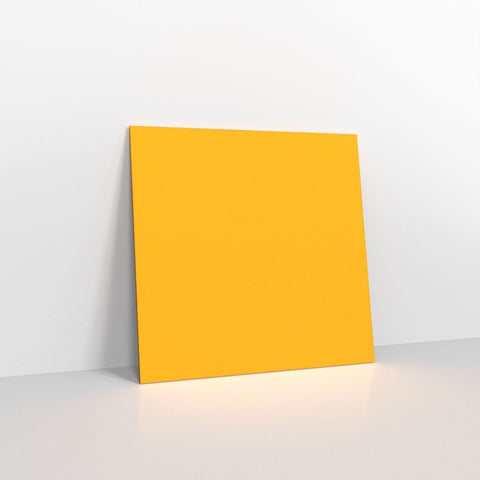 GC155155DY - Dark Yellow Coloured Gummed V Flap Envelopes - Greeting Card Envelopes