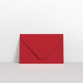 GC65DR - Dark Red Coloured Gummed V Flap Envelopes - Greeting Card Envelopes