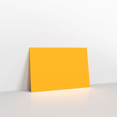 GC65DY - Dark Yellow Coloured Gummed V Flap Envelopes - Greeting Card Envelopes