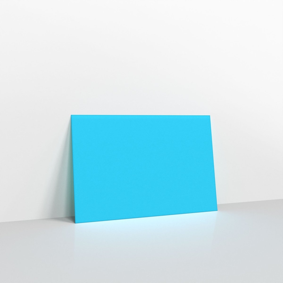 Mid Blue Coloured Gummed V Flap Envelopes - 65 x 94mm
