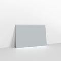 GC65PGY - Pale Grey Coloured Gummed V Flap Envelopes - Greeting Card Envelopes