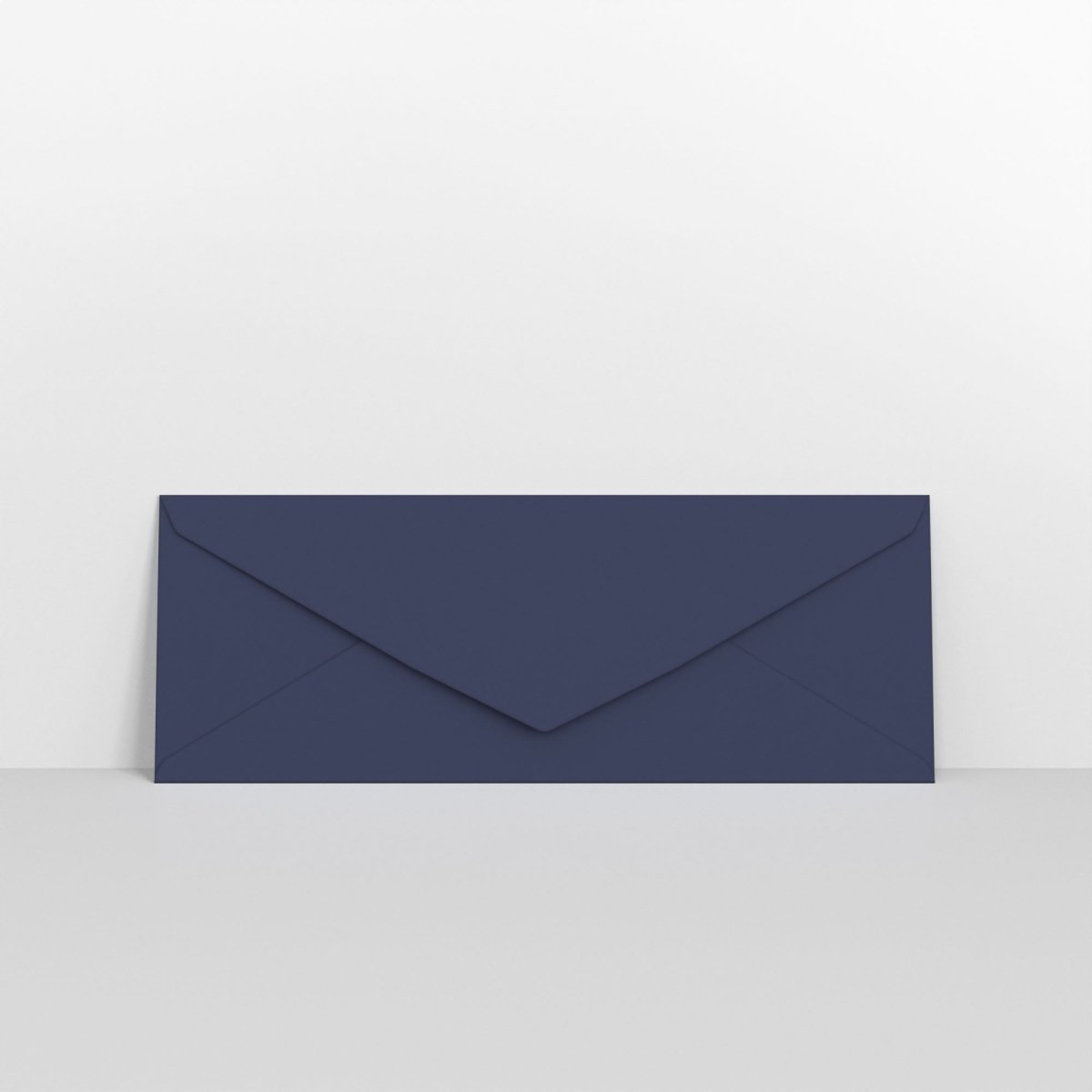 Dark Blue Coloured Gummed V Flap Envelopes - 80 x 215mm
