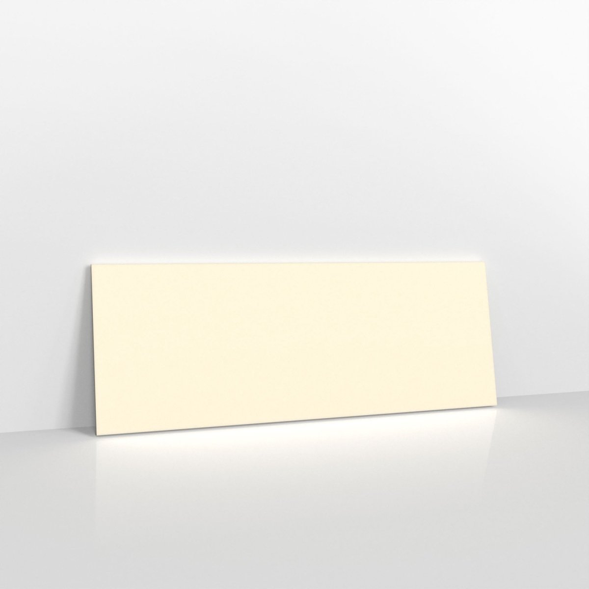 Ivory Coloured Gummed V Flap Envelopes - 80 x 215mm