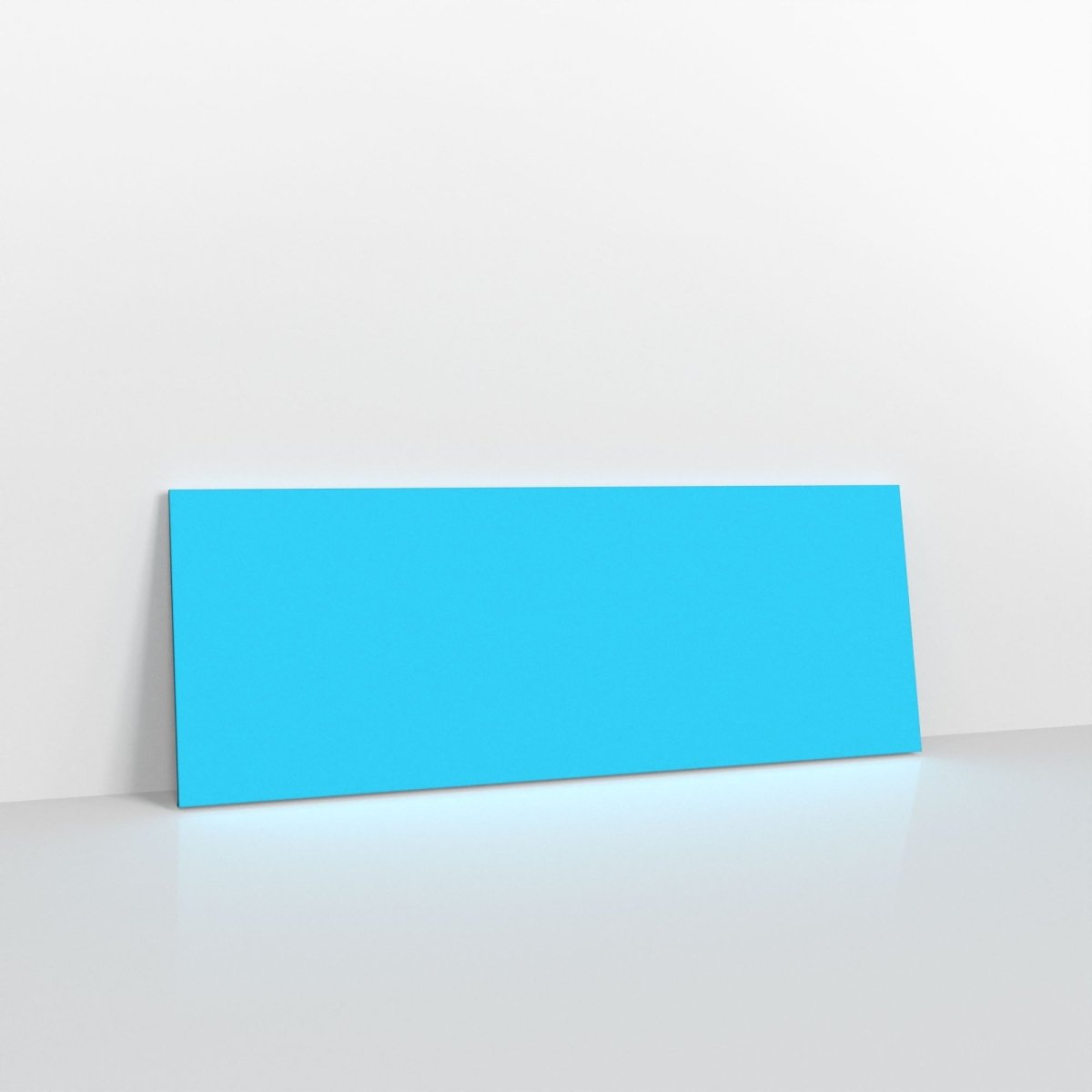 Mid Blue Coloured Gummed V Flap Envelopes - 80 x 215mm