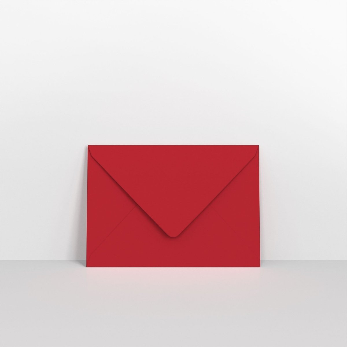 Dark Red Coloured Gummed V Flap Envelopes - 95 x 122mm