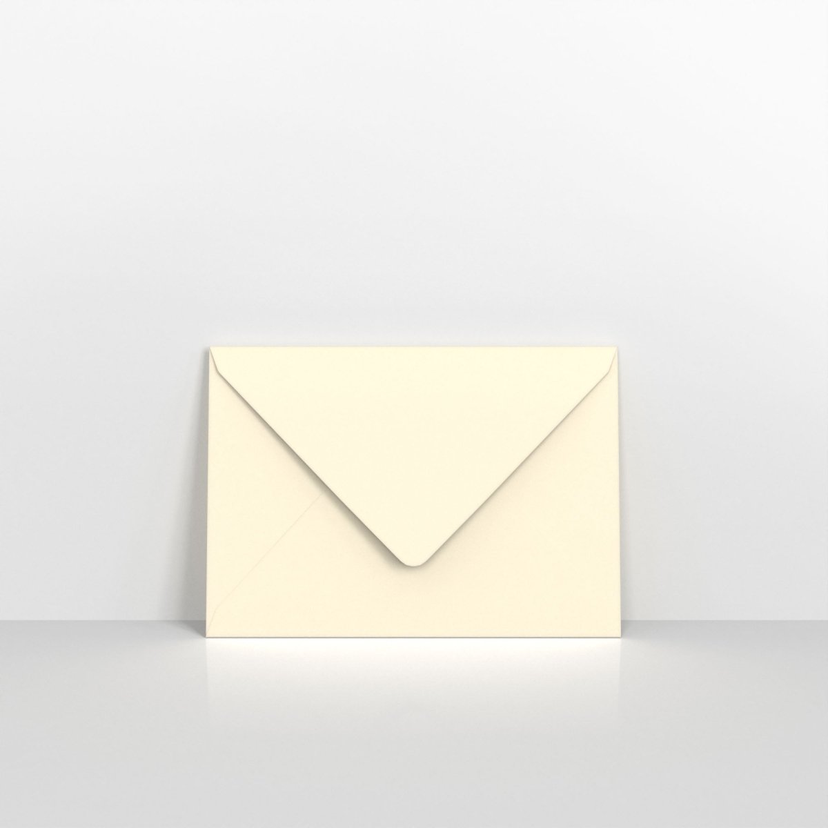 Ivory Coloured Gummed V Flap Envelopes - 95 x 122mm
