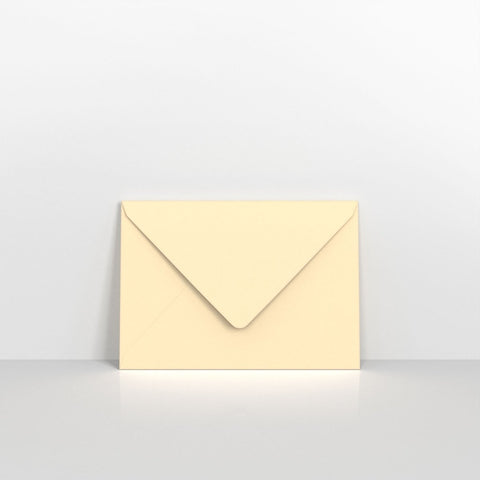 GC95122MA - Magnolia Coloured Gummed V Flap Envelopes - Greeting Card Envelopes