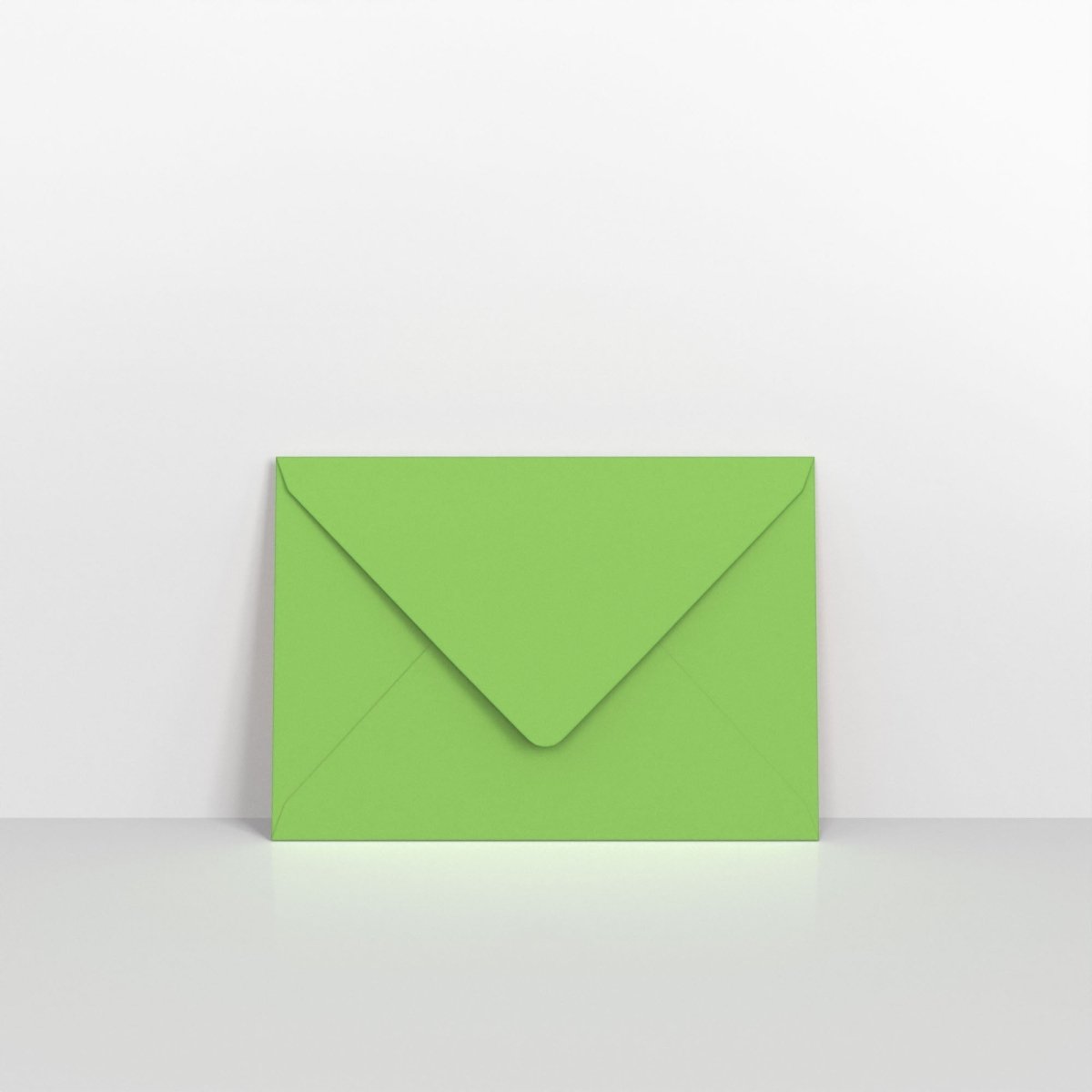 Mid Green Coloured Gummed V Flap Envelopes - 95 x 122mm