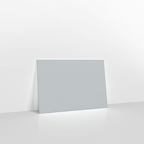 GC95122PGY - Pale Grey Coloured Gummed V Flap Envelopes - Greeting Card Envelopes