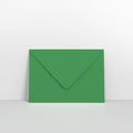 GCC5DG - Dark Green Coloured Gummed V Flap Envelopes - Greeting Card Envelopes