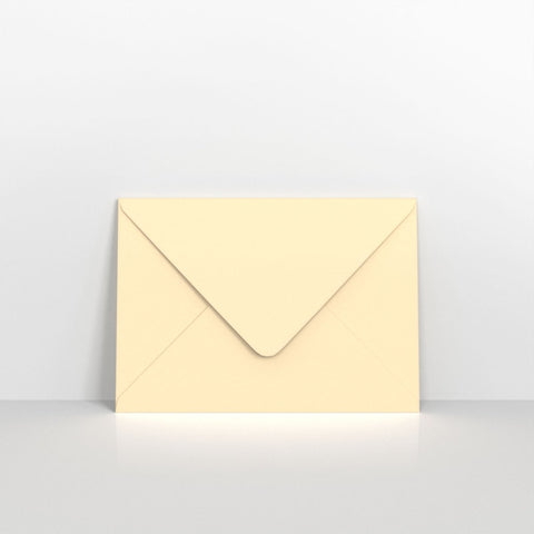 GCC5MA - Magnolia Coloured Gummed V Flap Envelopes - Greeting Card Envelopes