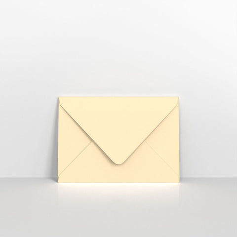 GCC6MA - Magnolia Coloured Gummed V Flap Envelopes - Greeting Card Envelopes