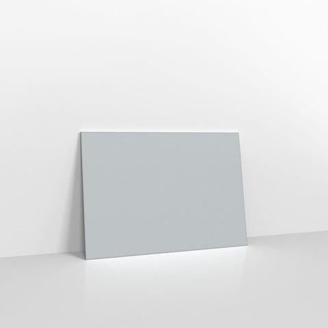 GCC6PGY - Pale Grey Coloured Gummed V Flap Envelopes - Greeting Card Envelopes