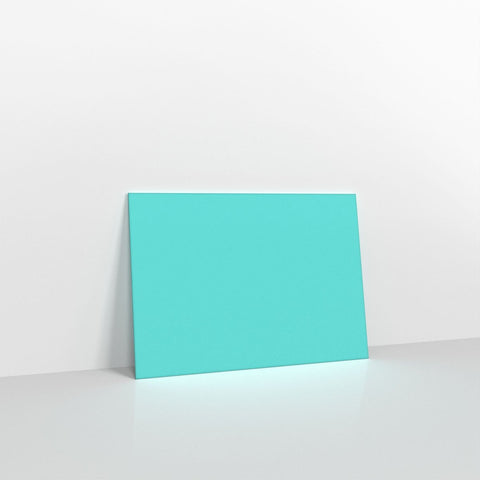 GCC6REB - Robin Egg Blue Coloured Gummed V Flap Envelopes - Greeting Card Envelopes