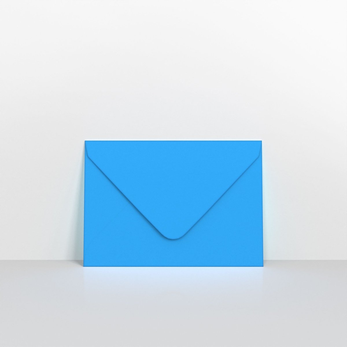 Bright Blue Coloured Gummed V Flap Envelopes - C7 - 82 x 113mm