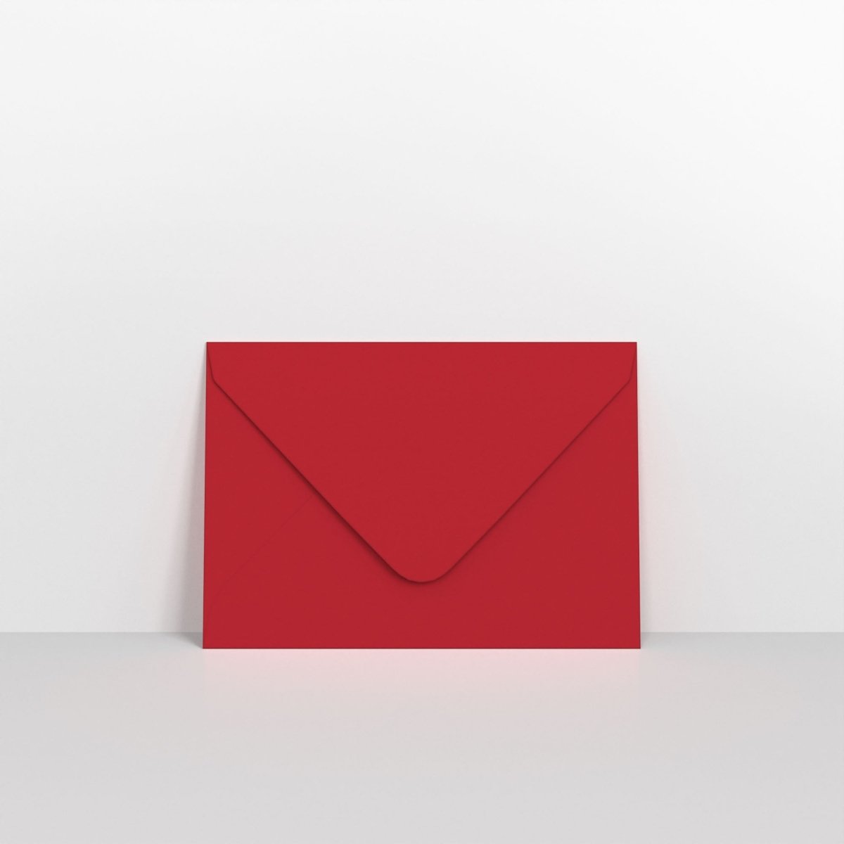 Dark Red Coloured Gummed V Flap Envelopes - C7 - 82 x 113mm