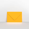 GCC7DY - Dark Yellow Coloured Gummed V Flap Envelopes - Greeting Card Envelopes