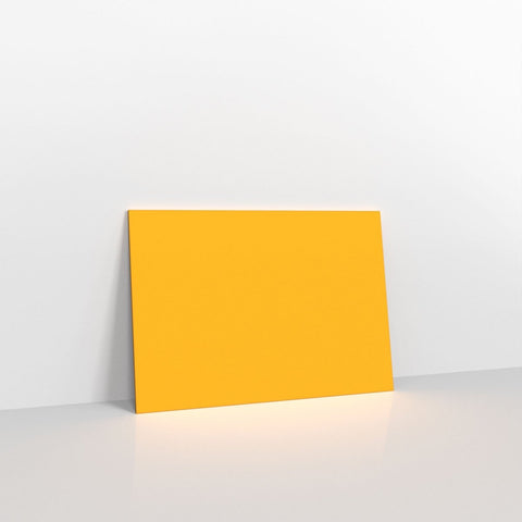GCC7DY - Dark Yellow Coloured Gummed V Flap Envelopes - Greeting Card Envelopes