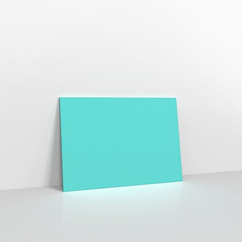 GCC7REB - Robin Egg Blue Coloured Gummed V Flap Envelopes - Greeting Card Envelopes