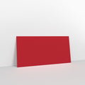 GCDLDR - Dark Red Coloured Gummed V Flap Envelopes - Greeting Card Envelopes