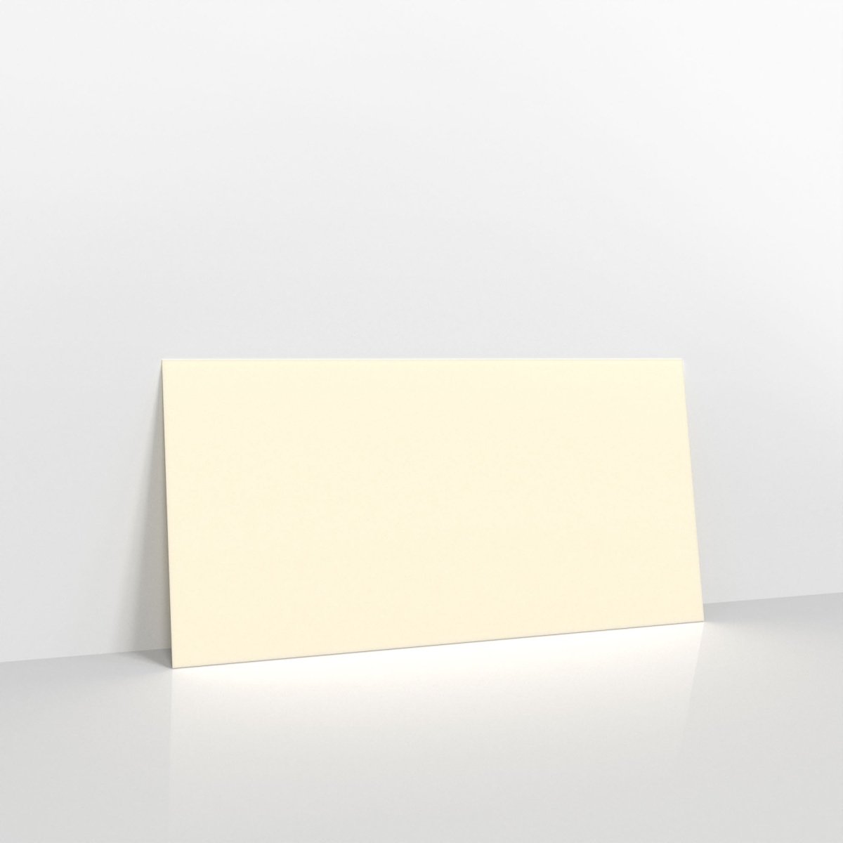 Ivory Coloured Gummed V Flap Envelopes - DL - 110 x 220mm