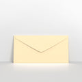 GCDLMA - Magnolia Coloured Gummed V Flap Envelopes - Greeting Card Envelopes