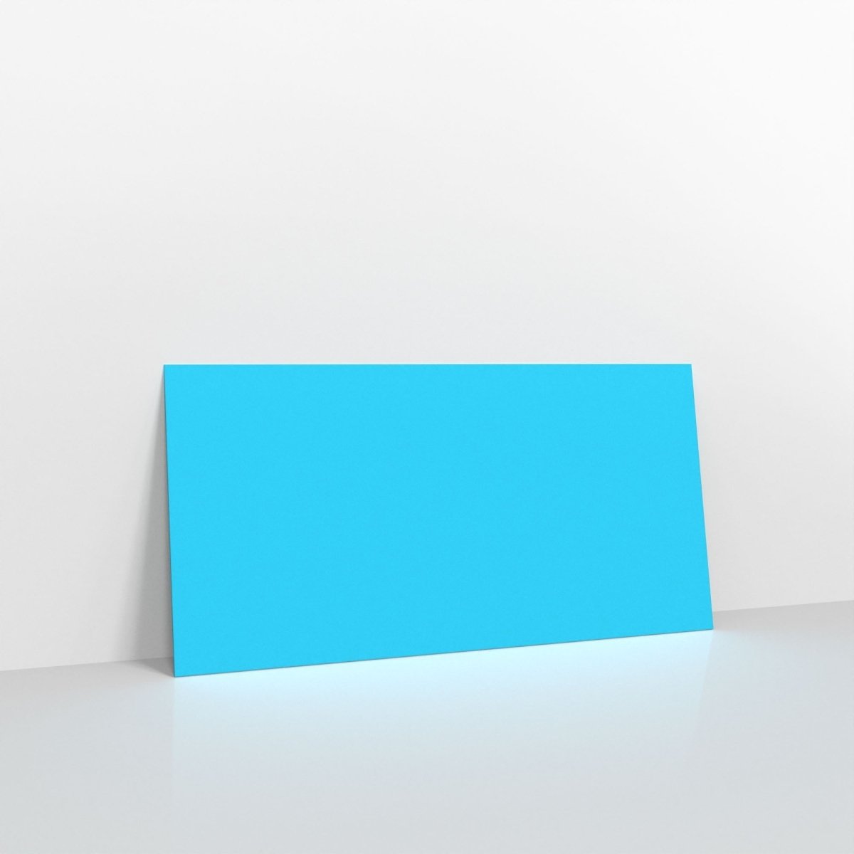 Mid Blue Coloured Gummed V Flap Envelopes - DL - 110 x 220mm