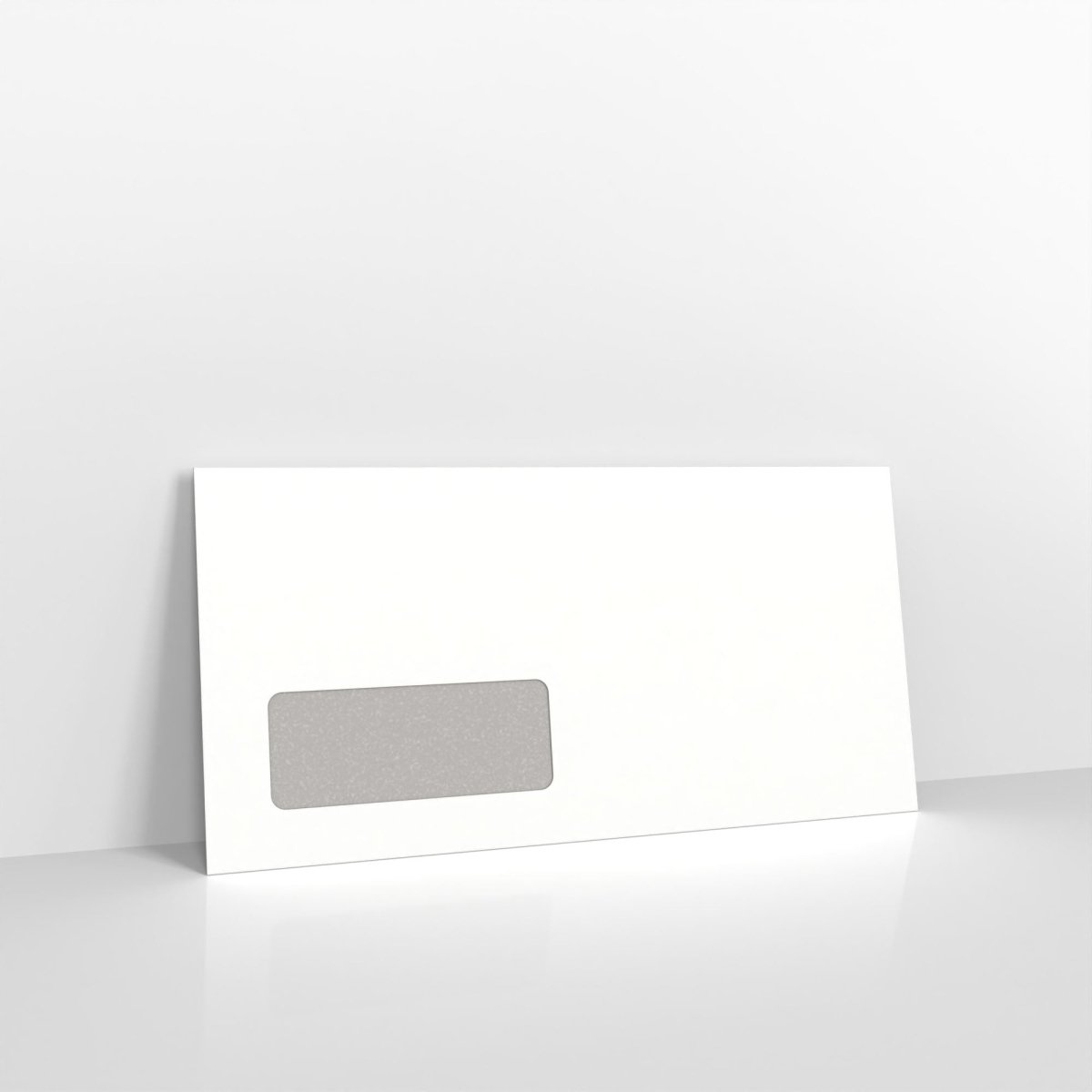 White Premium Business Envelopes - With Window Left DL - 110 x 220mm