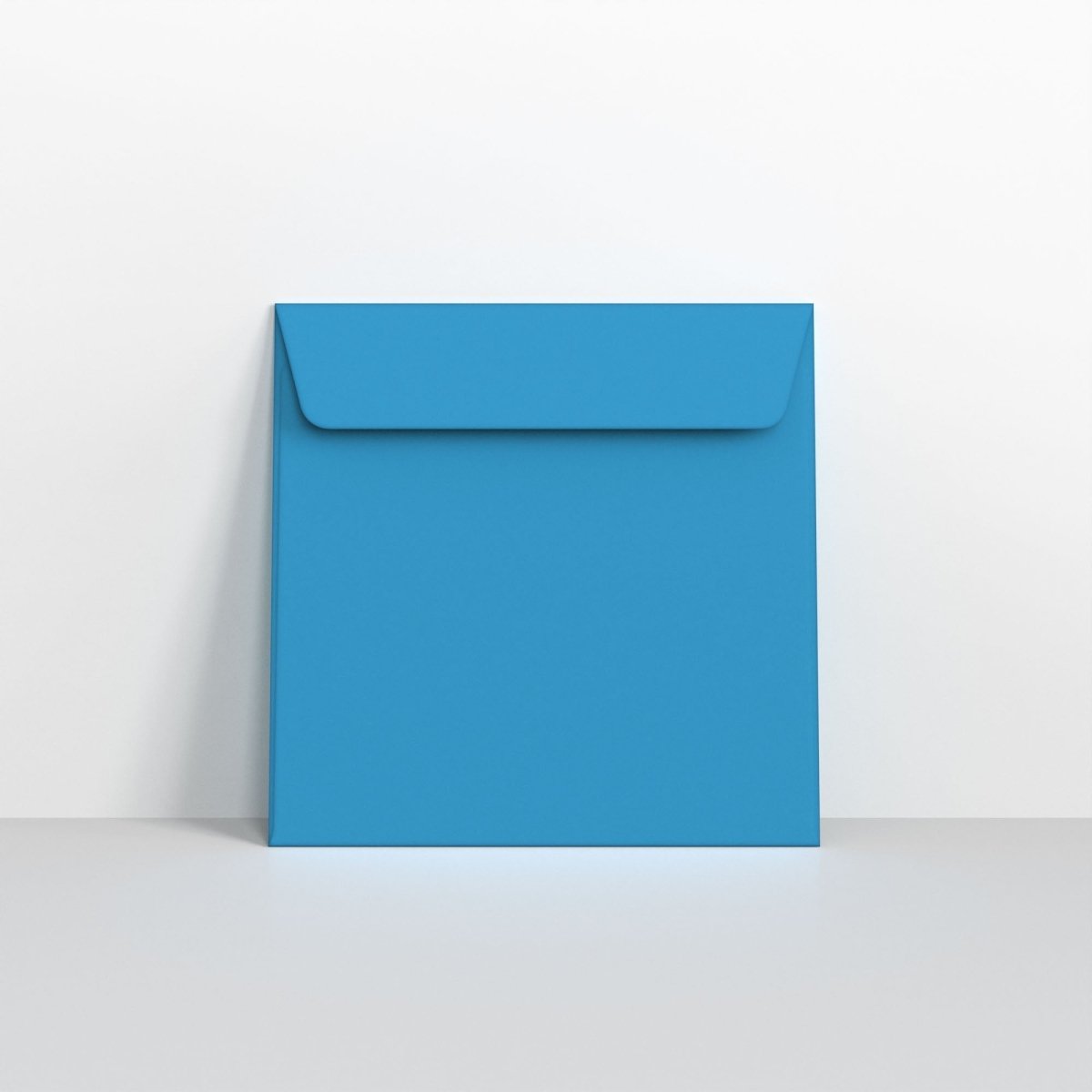 Bright Blue Coloured Peel and Seal Envelopes - Square - 155 x 155mm