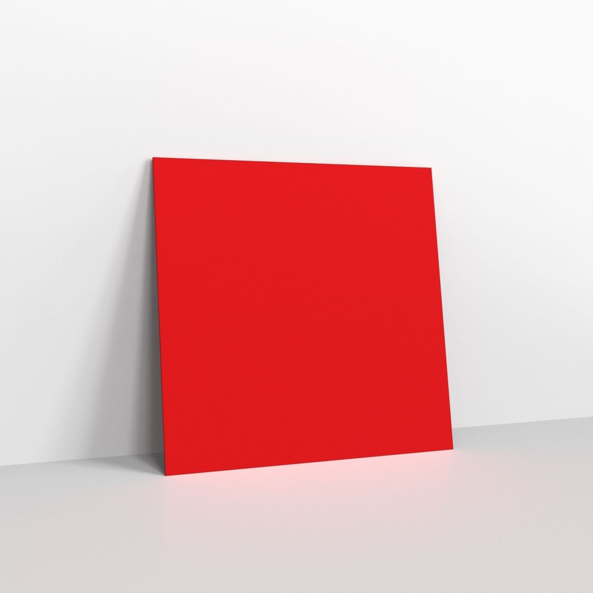 Bright Red Coloured Peel and Seal Envelopes - Square - 155 x 155mm