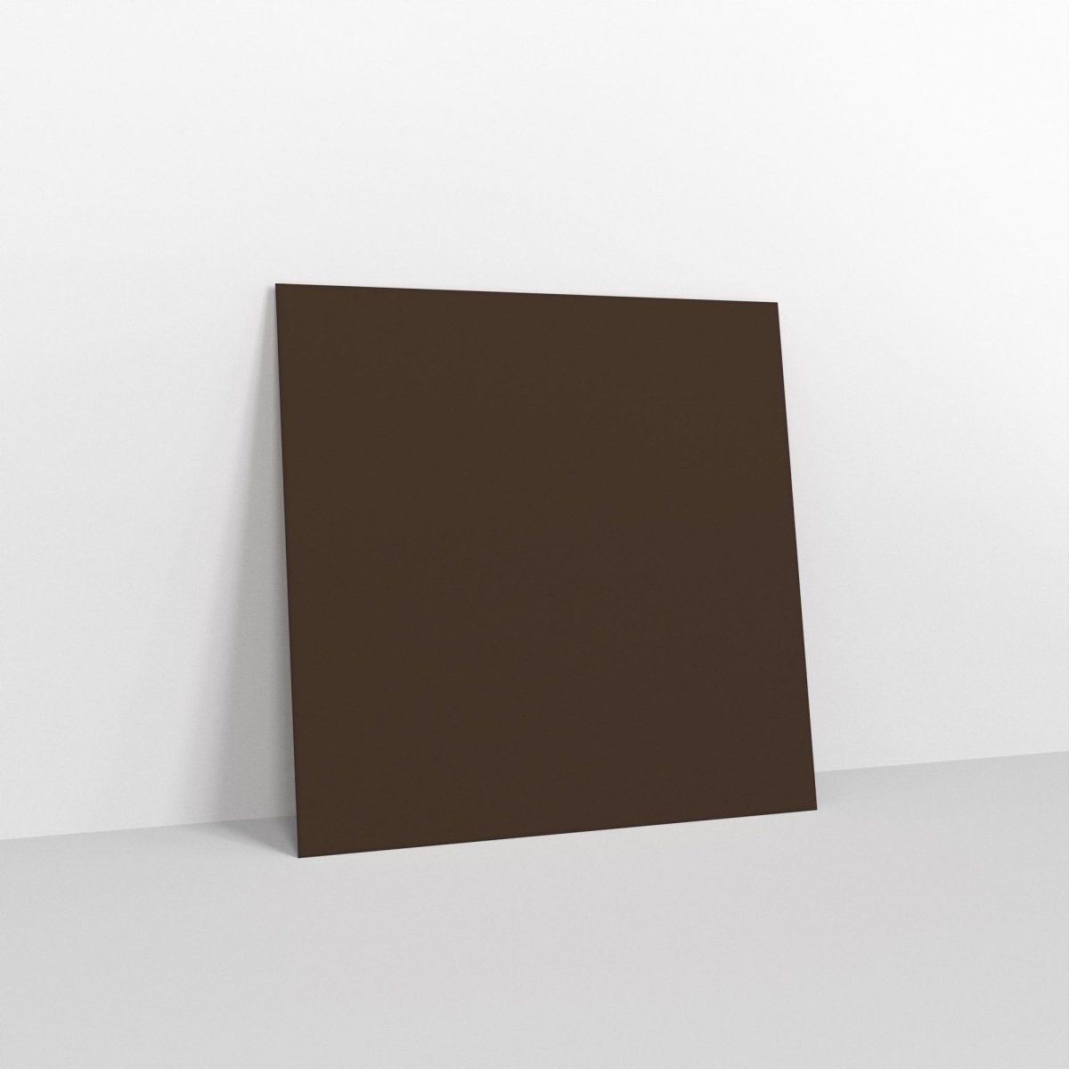 Dark Brown Coloured Peel and Seal Envelopes - Square - 155 x 155mm