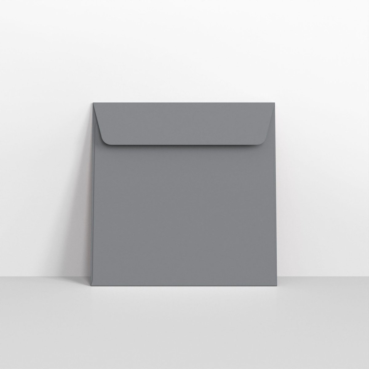 Dark Grey Coloured Peel and Seal Envelopes - Square - 155 x 155mm