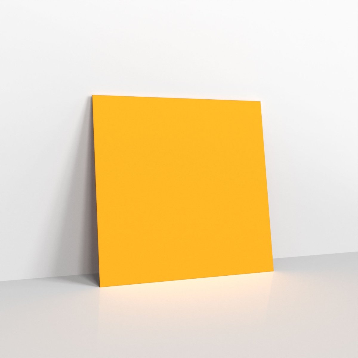 Dark Yellow Coloured Peel and Seal Envelopes - Without Window Square - 155 x 155mm