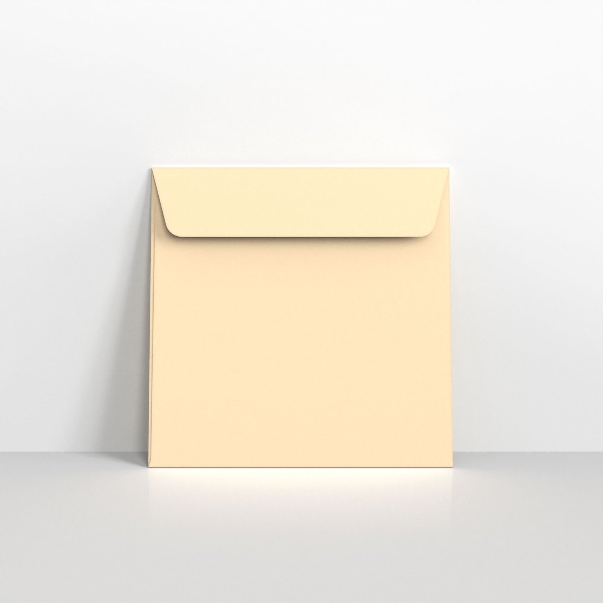 Magnolia Coloured Peel and Seal Envelopes - Square - 155 x 155mm