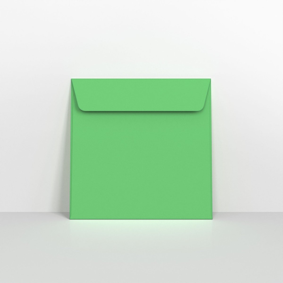 Pale Green Coloured Peel and Seal Envelopes - Square - 155 x 155mm