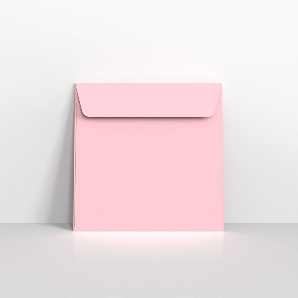 Pale Pink Coloured Peel and Seal Envelopes - Square - 155 x 155mm